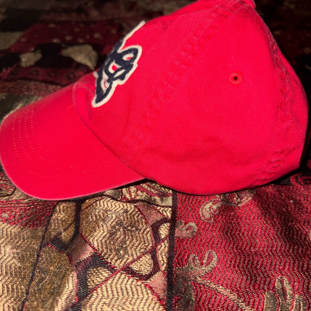 Polo Ralph Lauren Scripted Cursive Embroidered Red Adjustable Cap - Picture 2 of 6